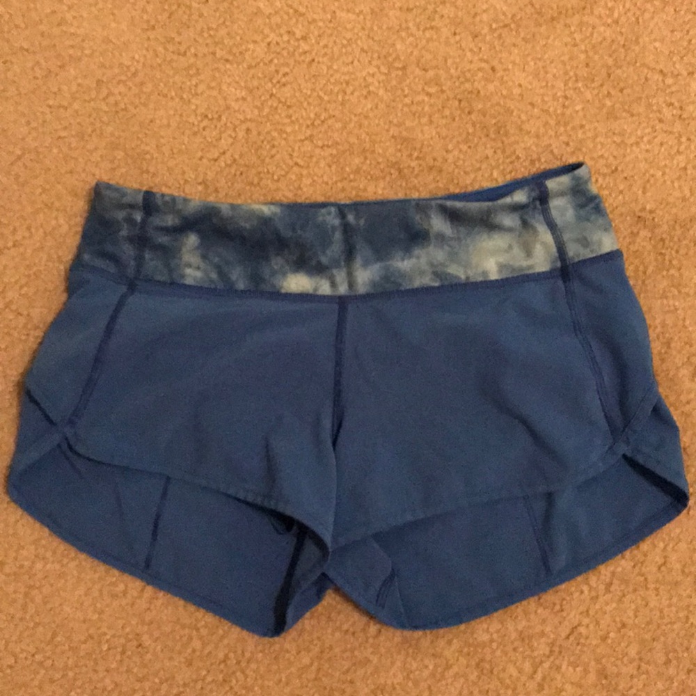 Lululemon speed shorts size 6